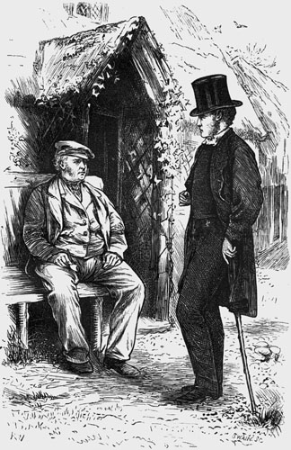 "I thought I should catch you idle just at this moment," said the clergyman."