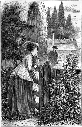 Mr. Fenwick came round from Farmer Trumbull's side of the church, and got over the stile into the churchyard.