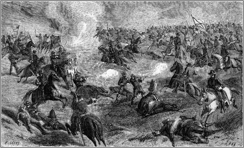 THE CAPTURE—CAVALRY FIGHT AT BUCKLAND MILLS.