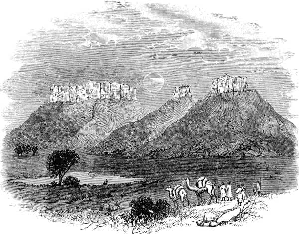 Cliffs resembling artificial Fortification