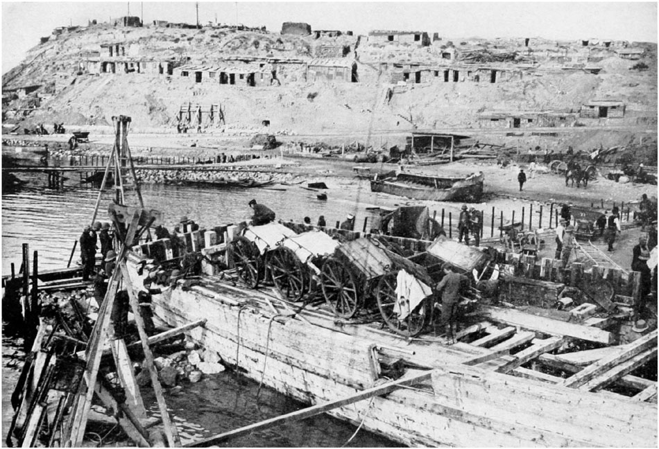 Scene at Lancashire Landing, Cape Helles