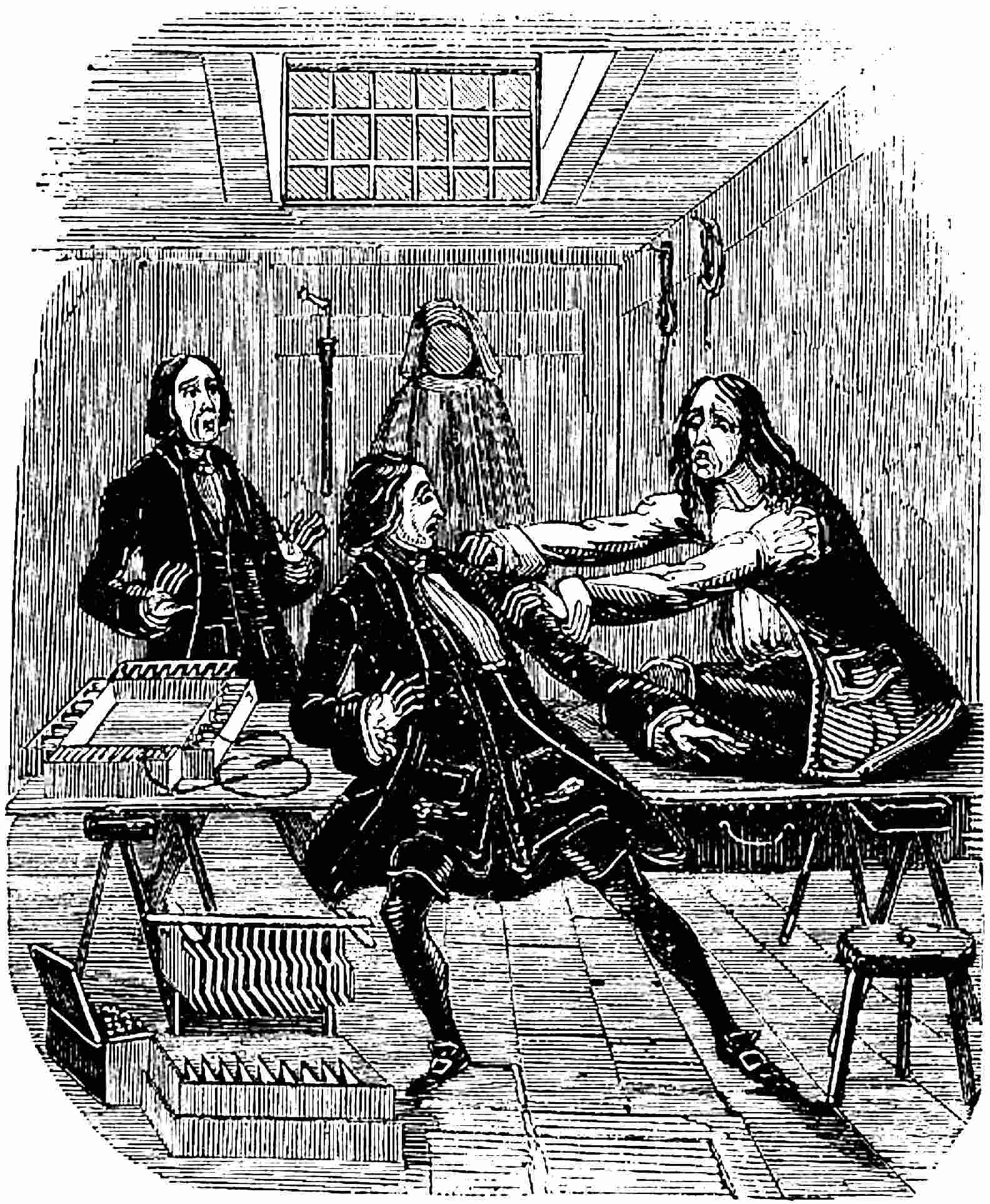 The vampyre restored is to life by Dr. Chillingworth’s     galvanic experiment