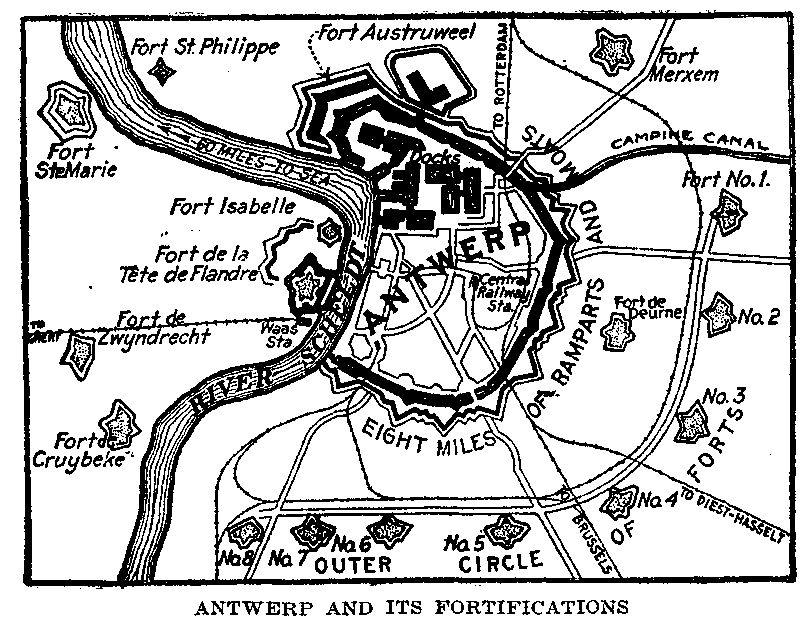 Antwerp and Its Fortifications