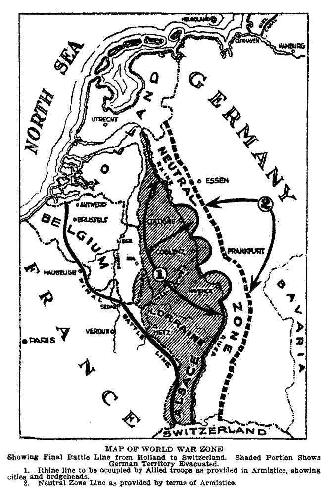 Map of World War Zone
