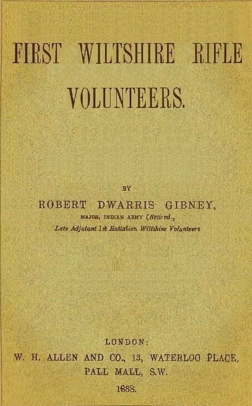 1st Batt. Wilts Volunteers