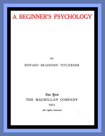 A Beginner’s Psychology