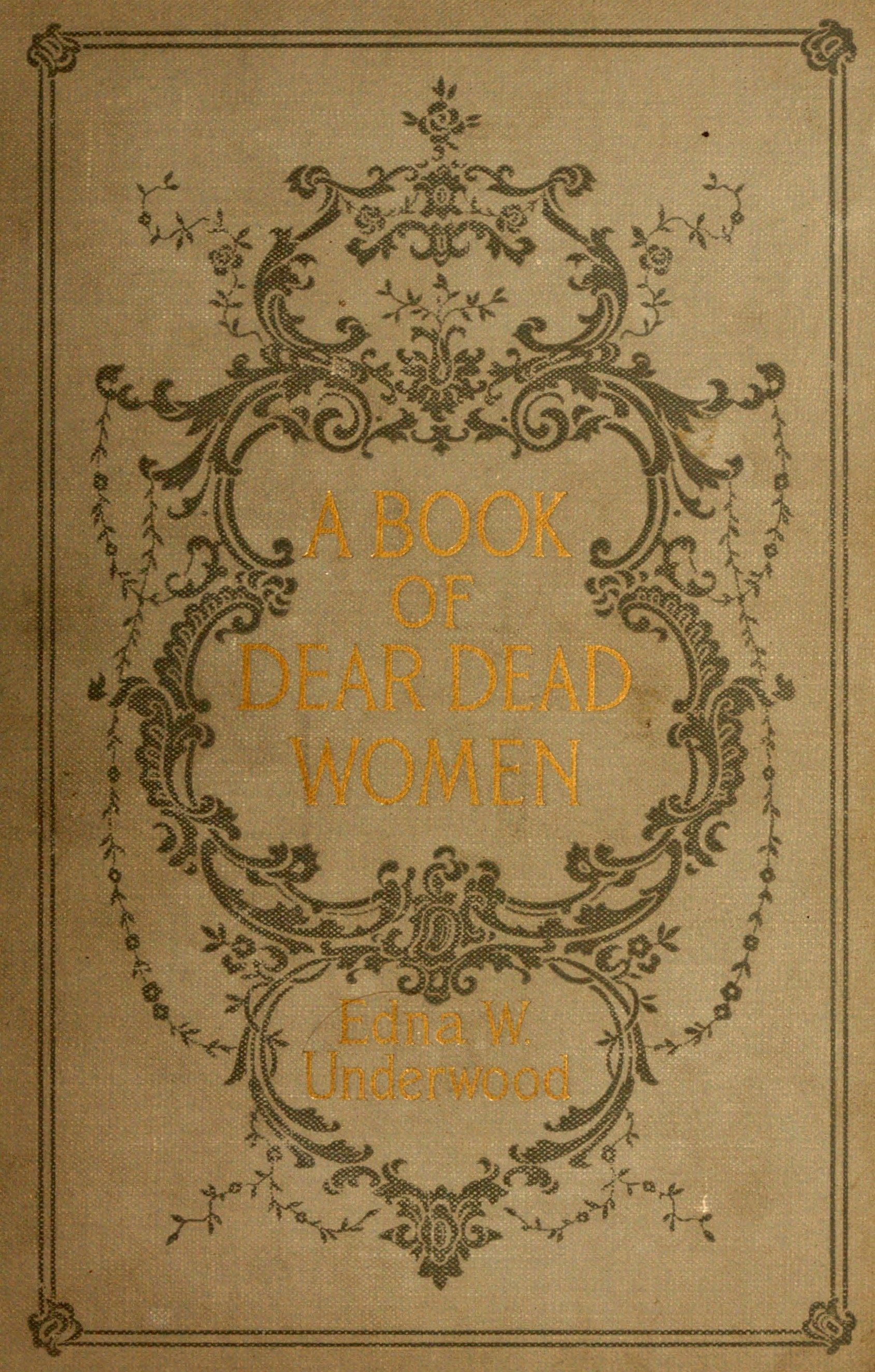 A book of dear dead women