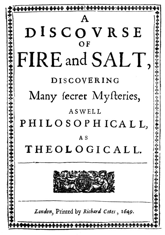 A Discourse of Fire and Salt