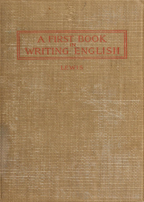 A First Book In Writing English