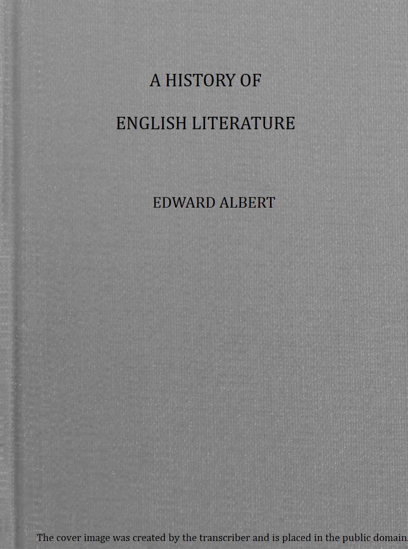 A history of English literature
