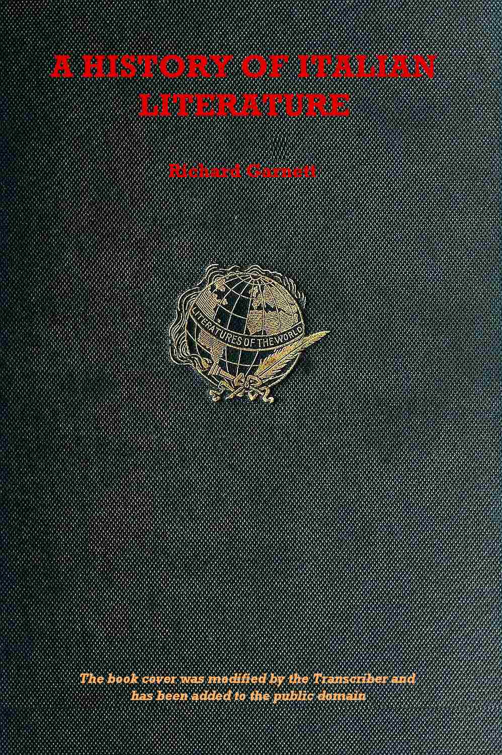 A History of Italian Literature