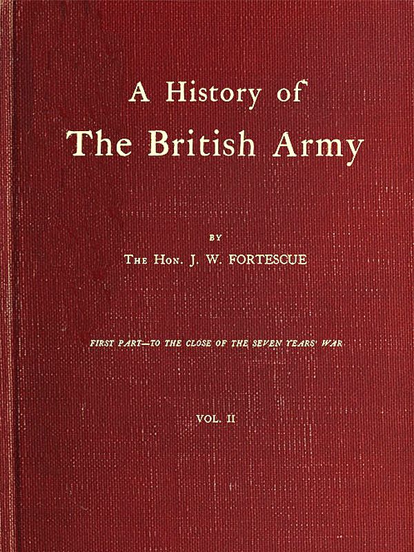 A History of the British Army Vol. II