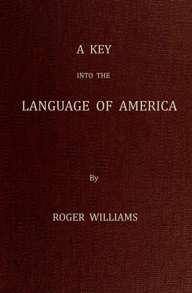 A Key Into the Language of America