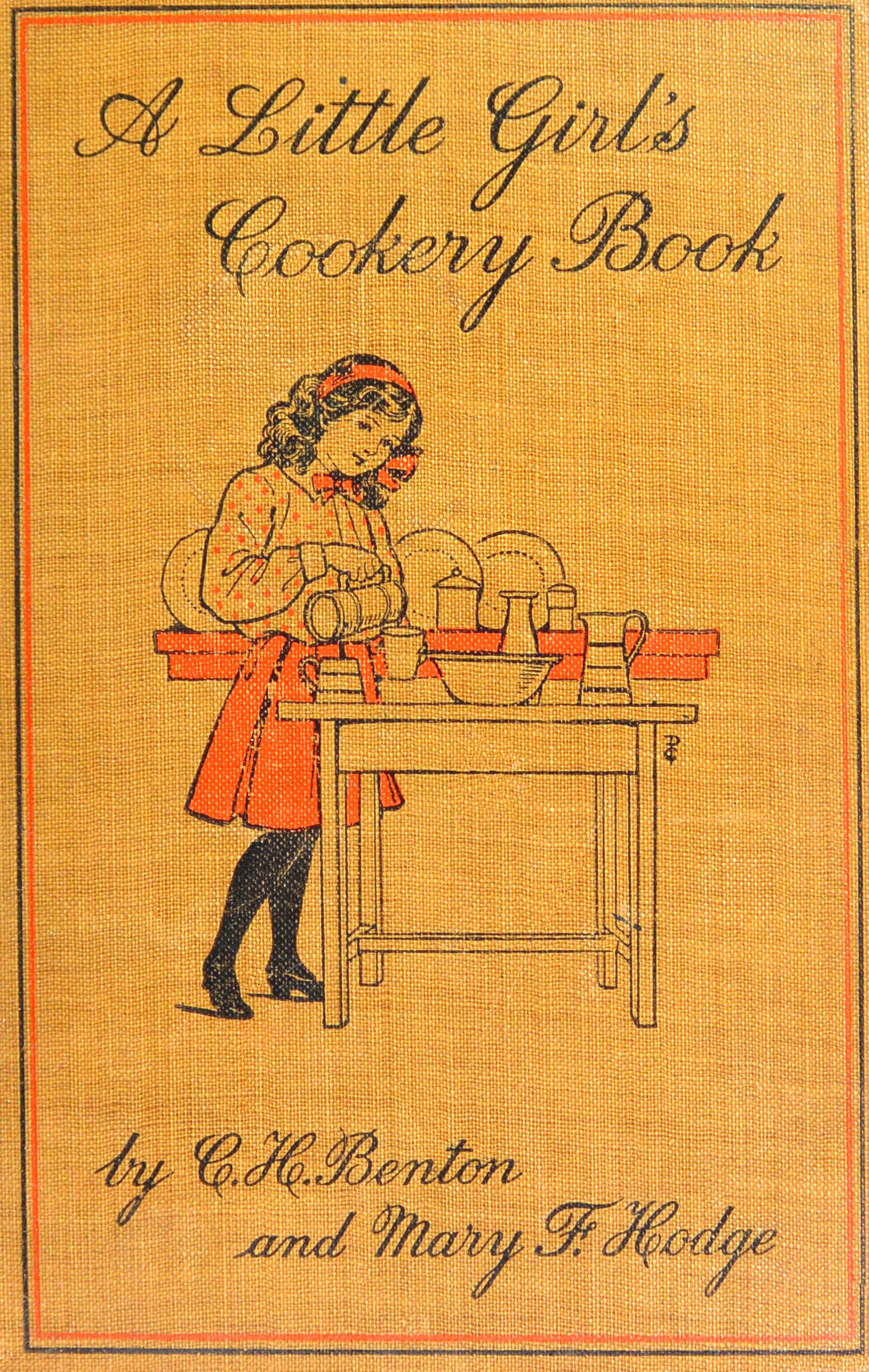 A little girl’s cookery book