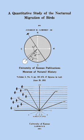 A Quantitative Study of the Nocturnal Migration of Birds, by George H. Lowery, Jr