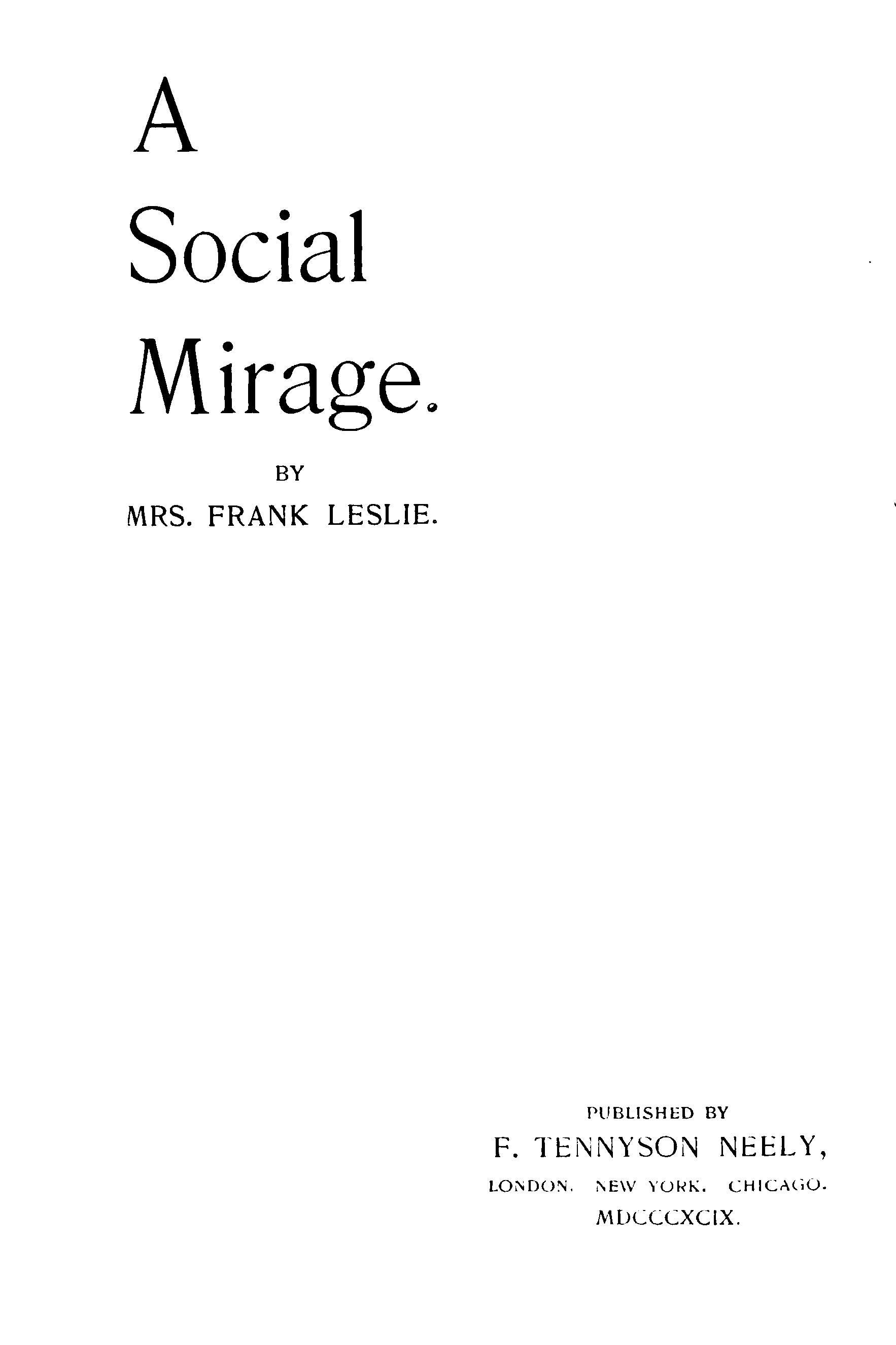 A social mirage