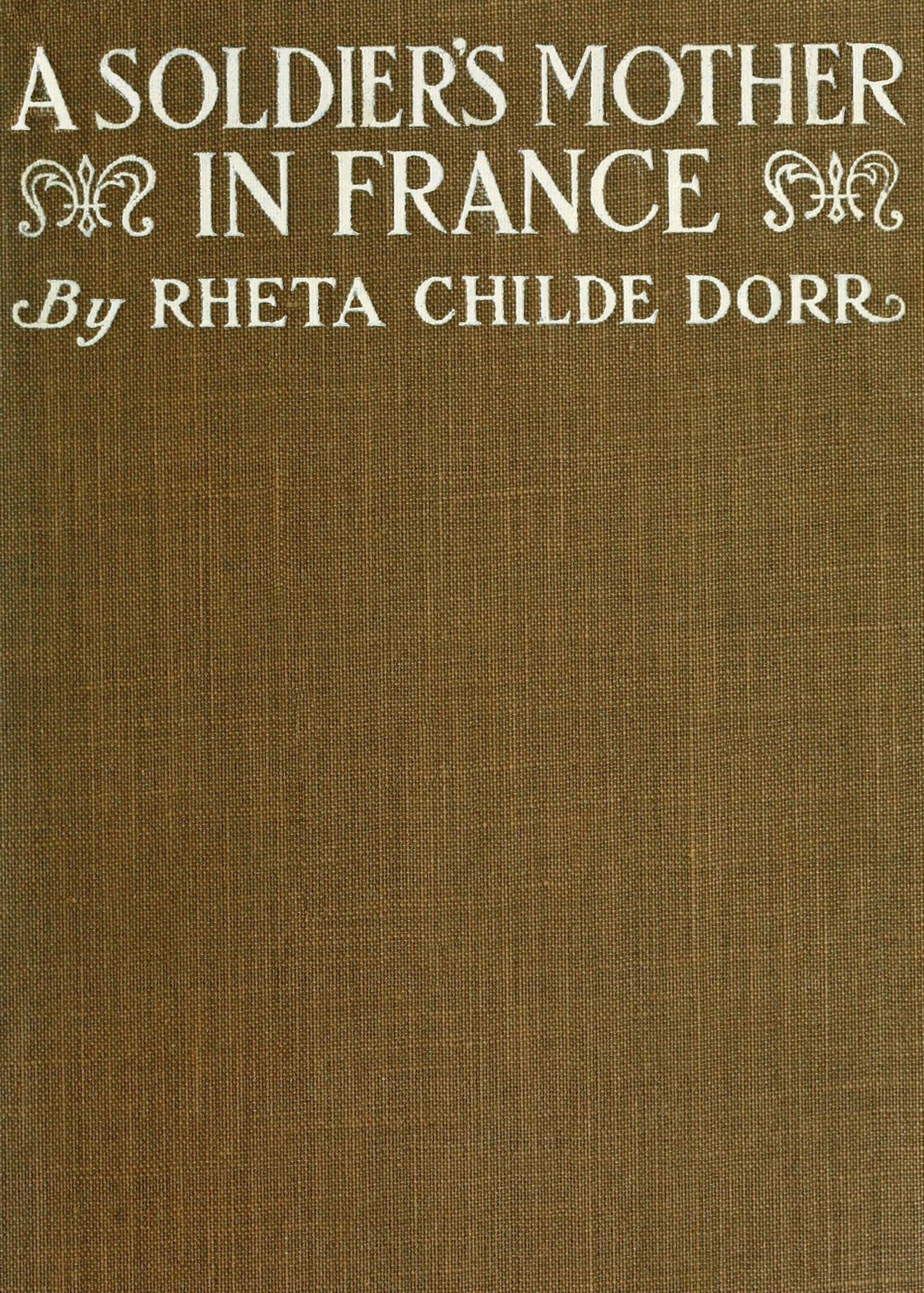 A soldier’s mother In France