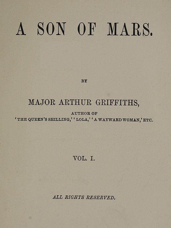 A Son of Mars, Vol. 1 (of 2)