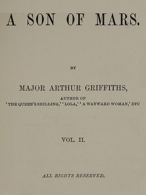 A Son of Mars, Vol. 2 (of 2)