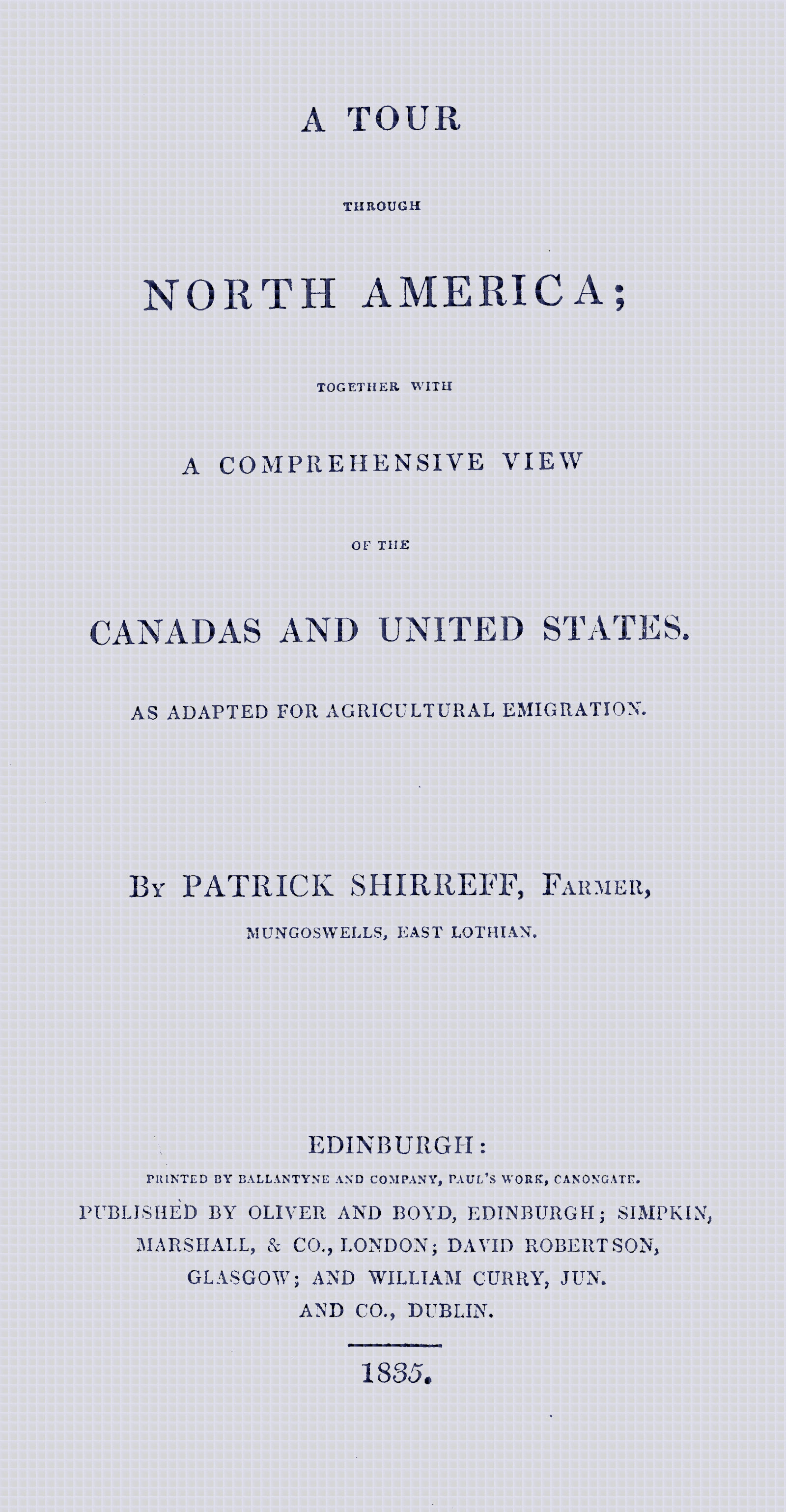 A Tour Through North America