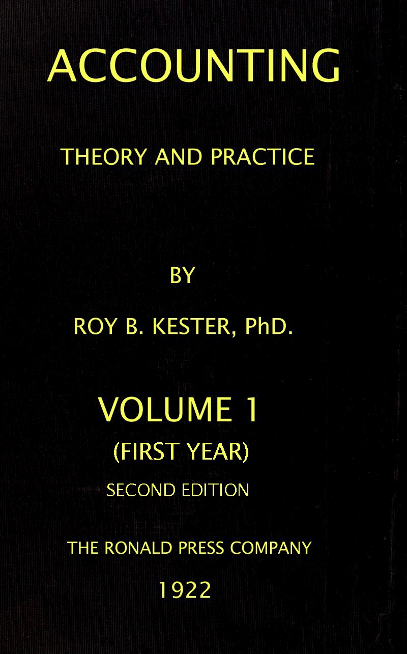 Accounting Theory and Practice