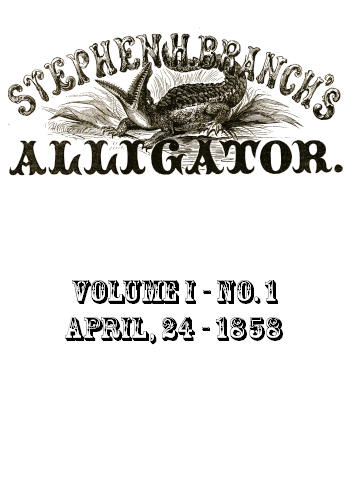 Alligator - vol. I No. 1