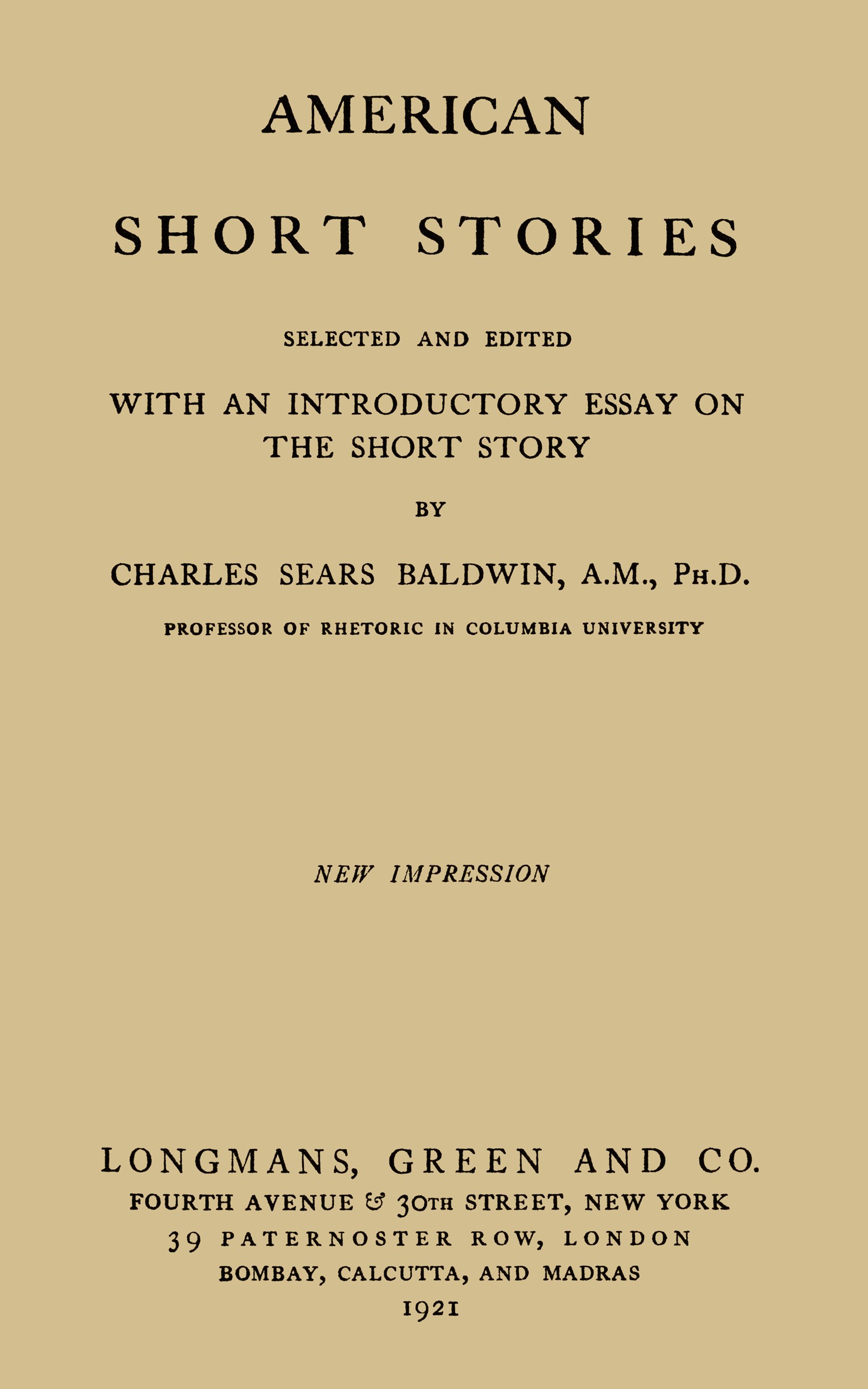 American Short Stories