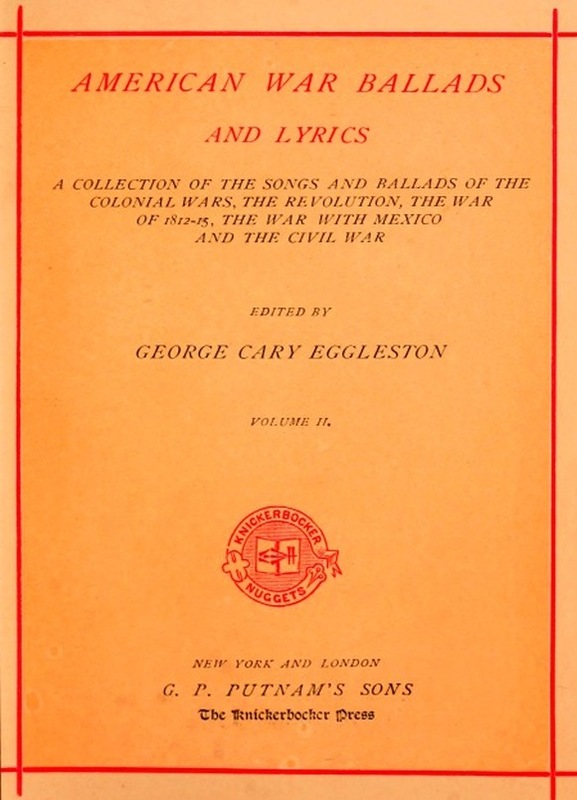 American War Ballads and Lyrics