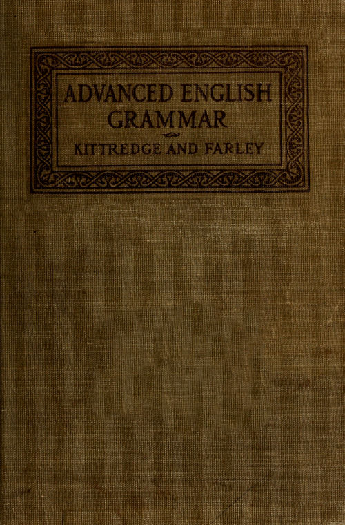 An Advanced English Grammar