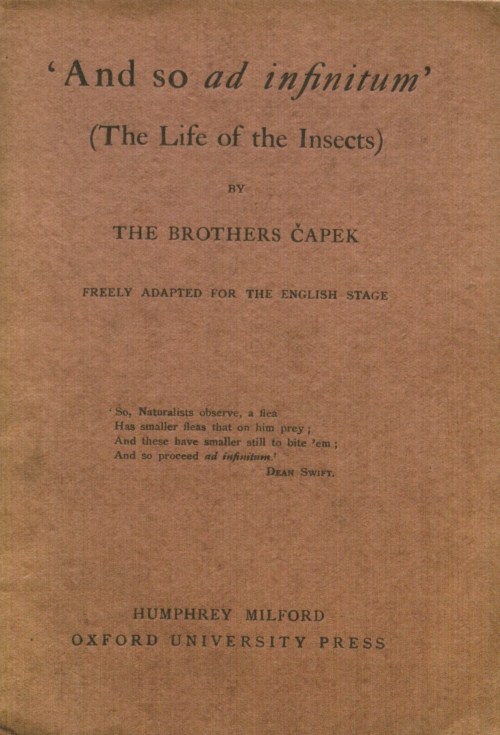 And So Ad Infinitum - The Life of Insects