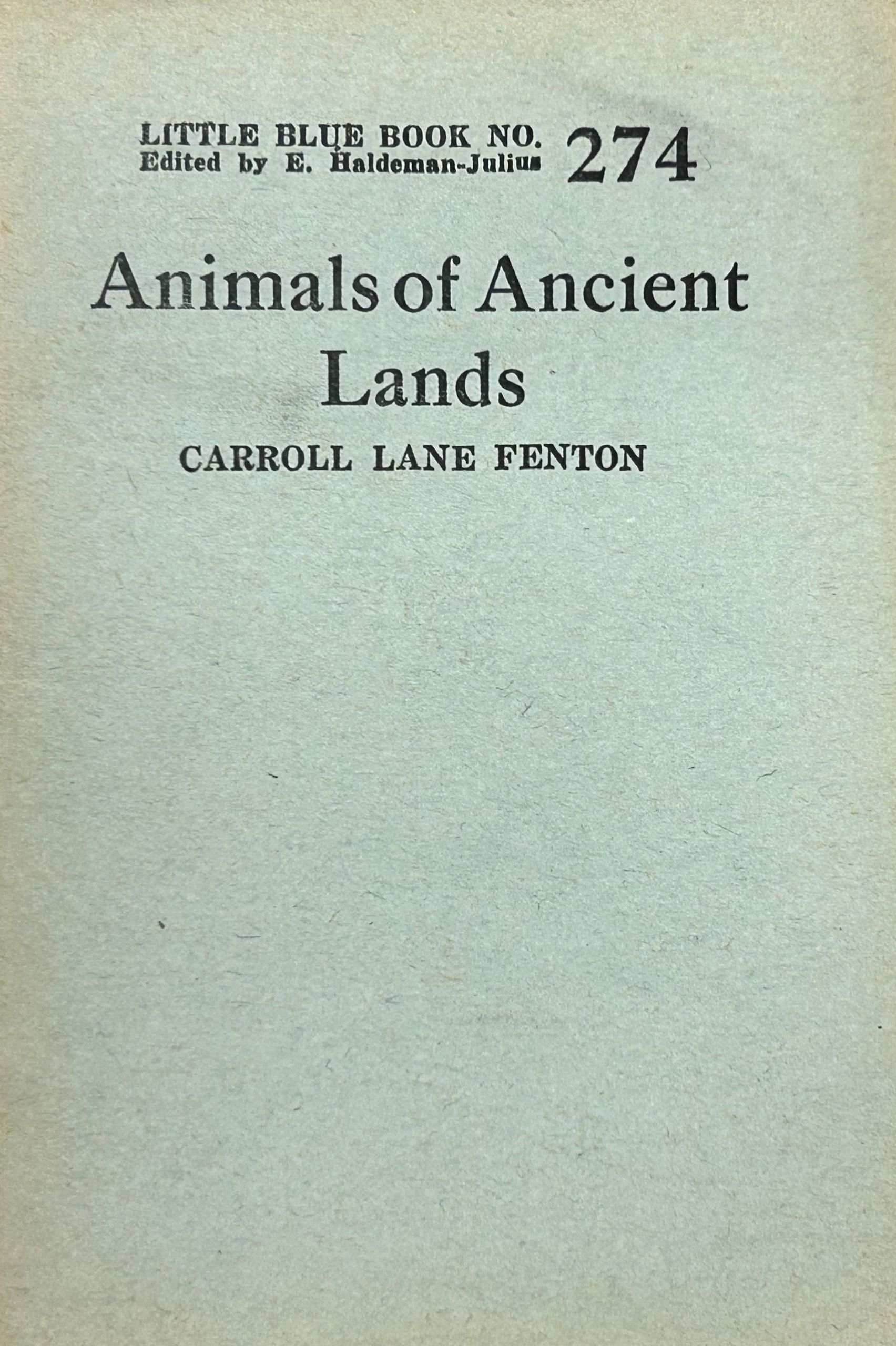 Animals of Ancient Lands