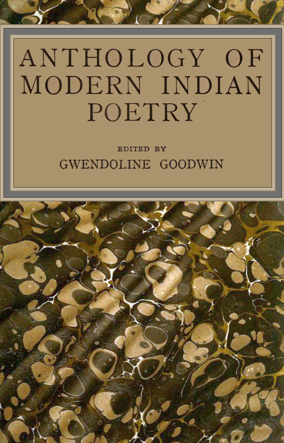 Anthology of modern indian poetry