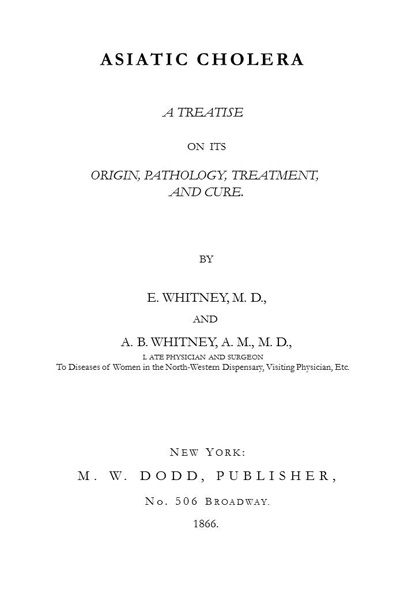 Asiatic Cholera