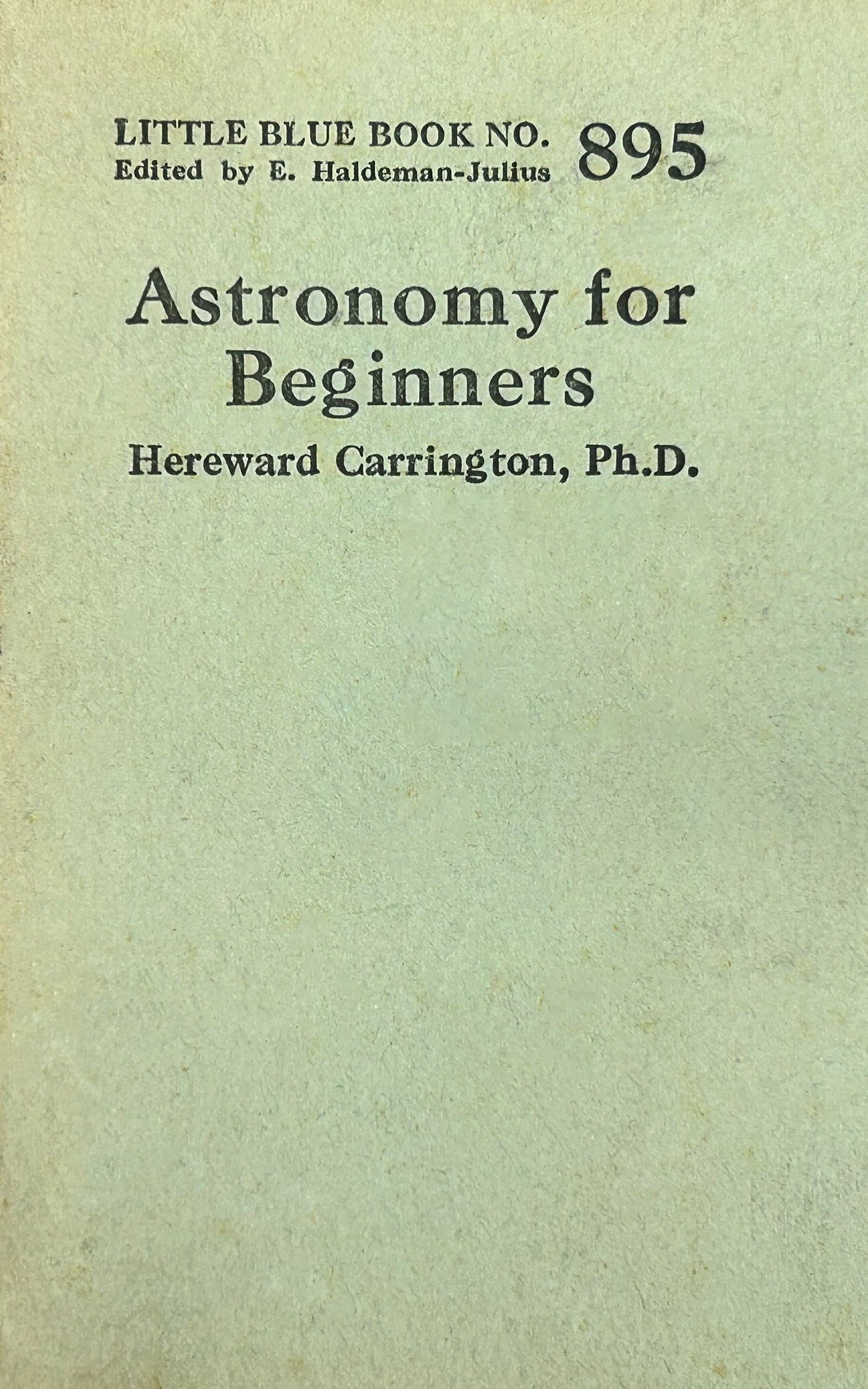 Astronomy for Beginners