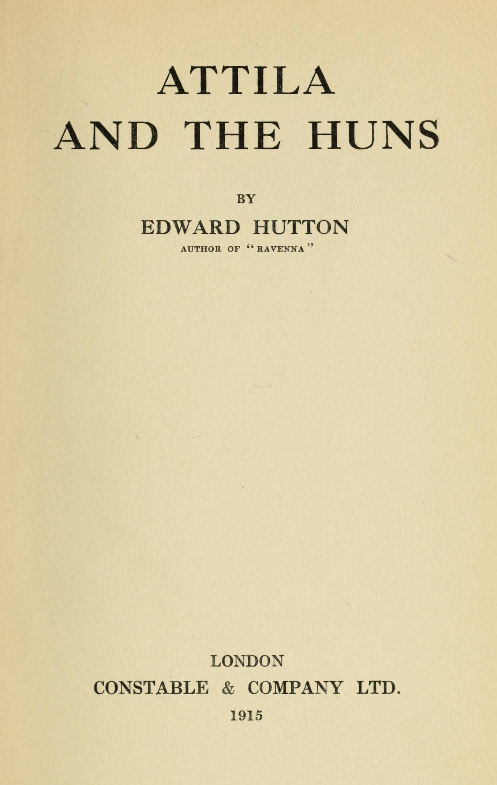 Attila and the huns