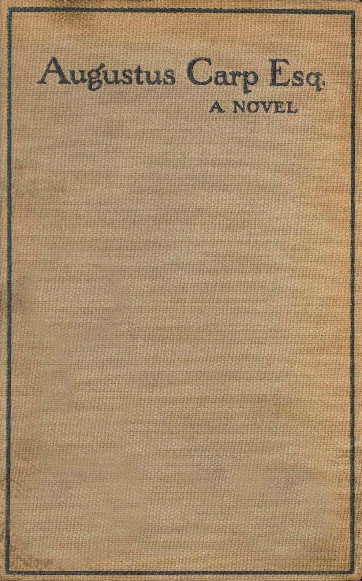 Augustus Carp, Esq