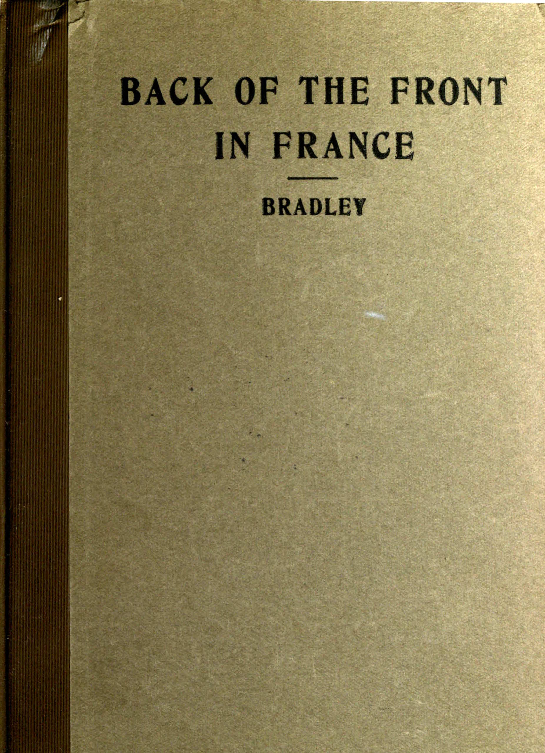 Back of the Front In France