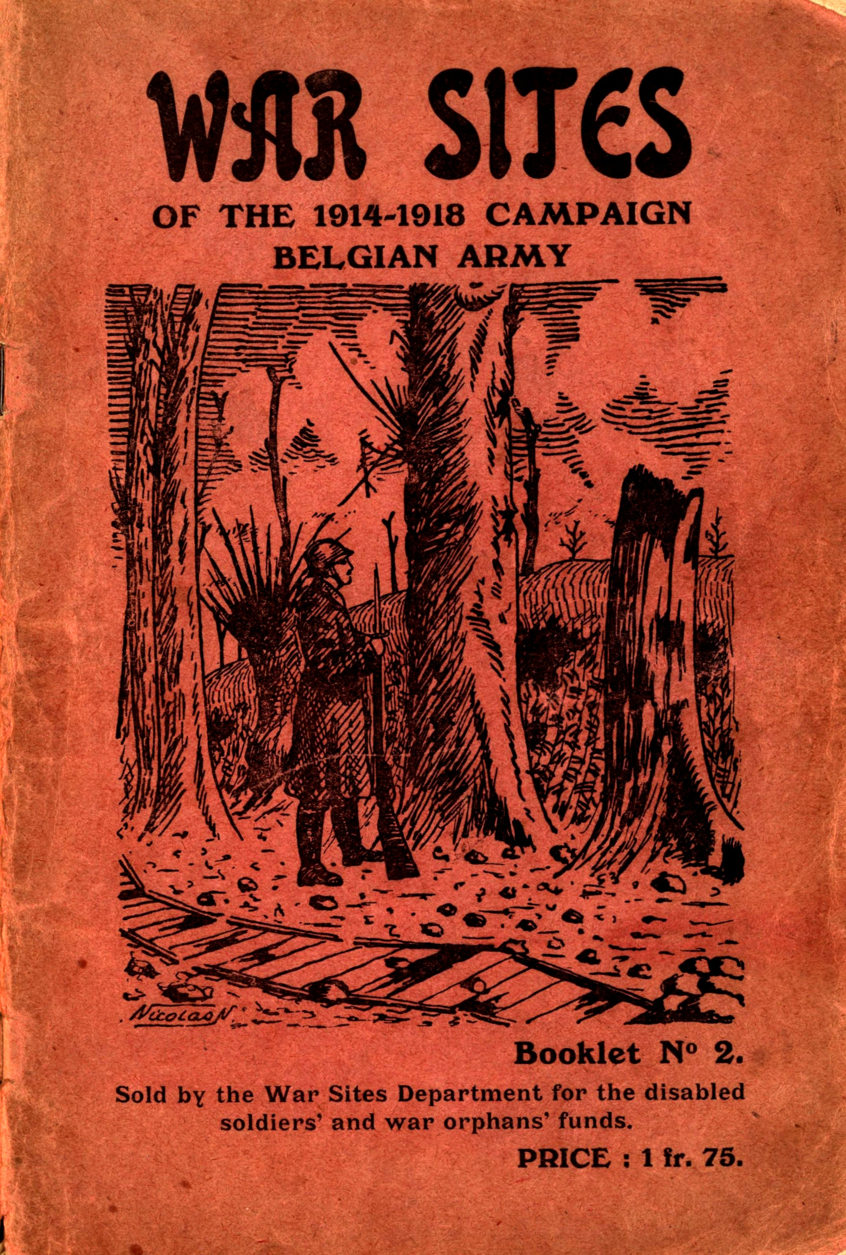 Belgian Army Notices on the Outlasting War Sites