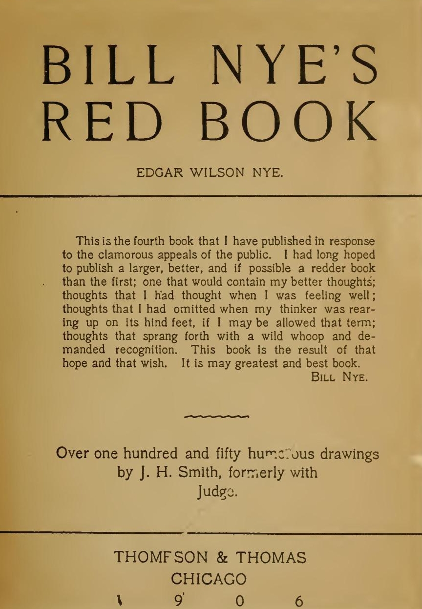 Bill Nye's Red Book