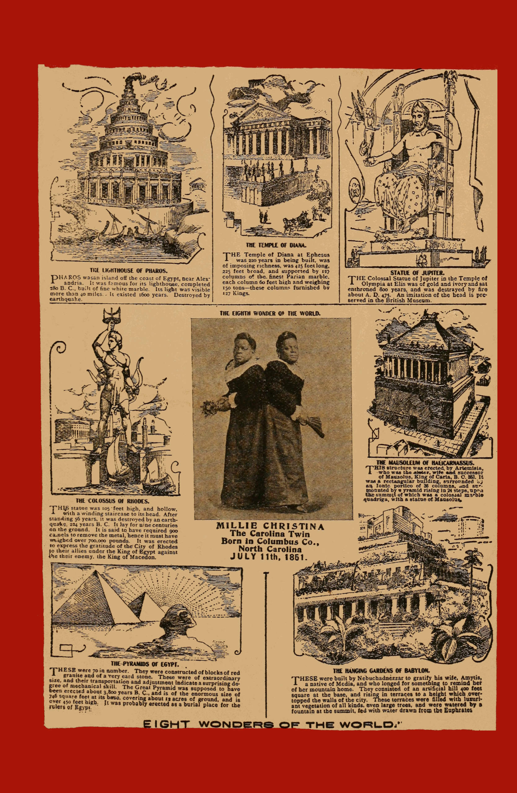 Biographical Sketch of Millie Christine