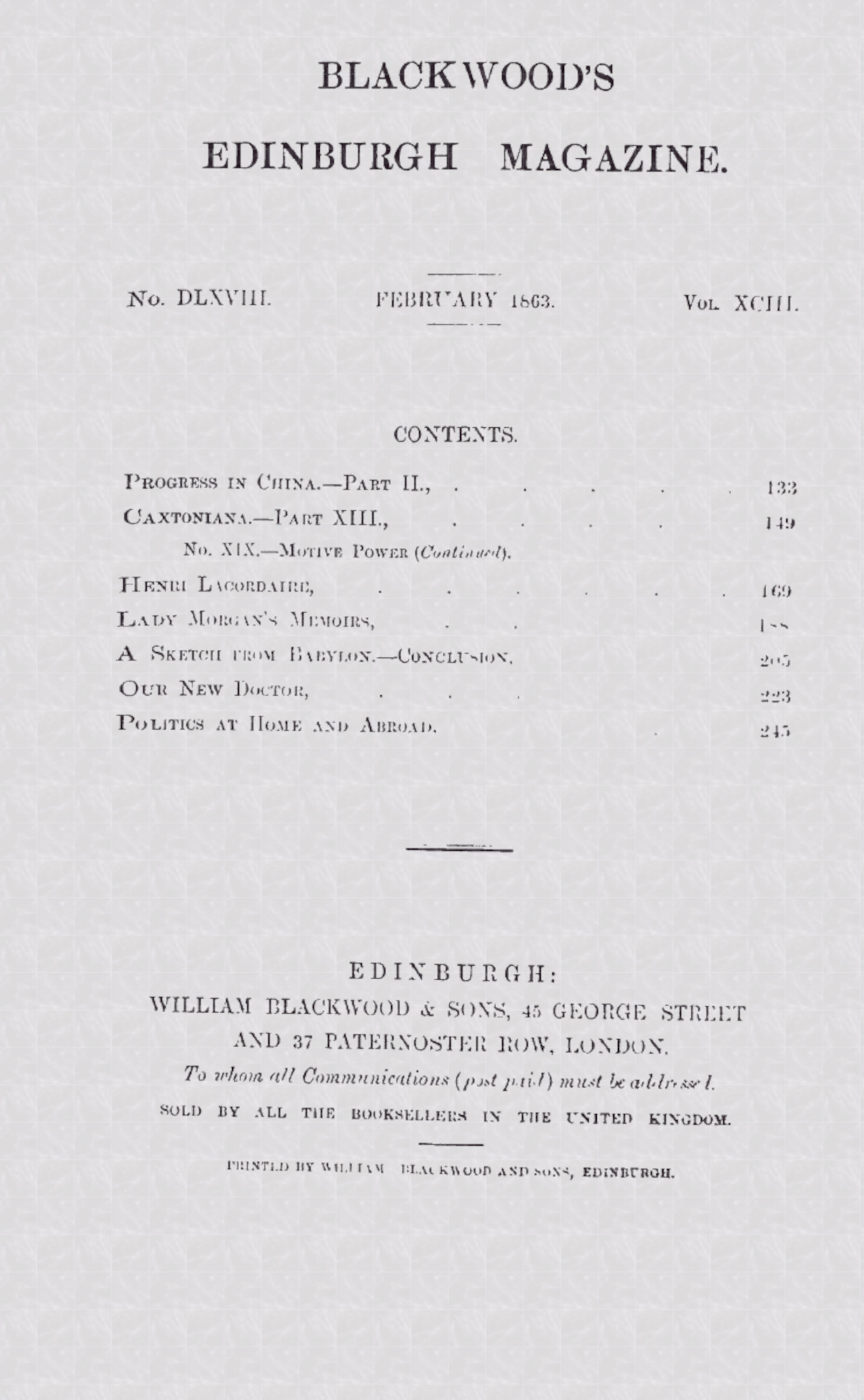 Blackwood 568 - 1863.02