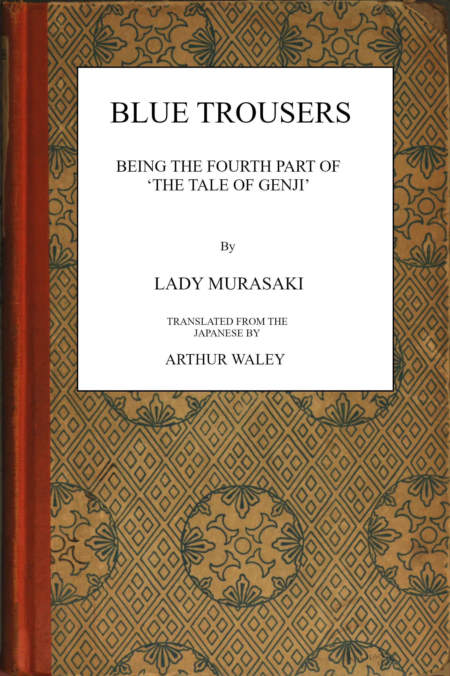 Blue trousers