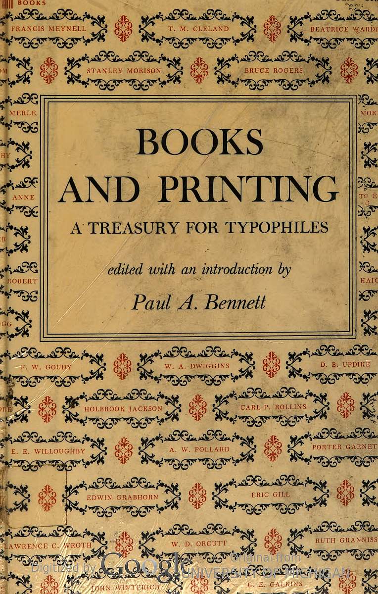 Books And Printing