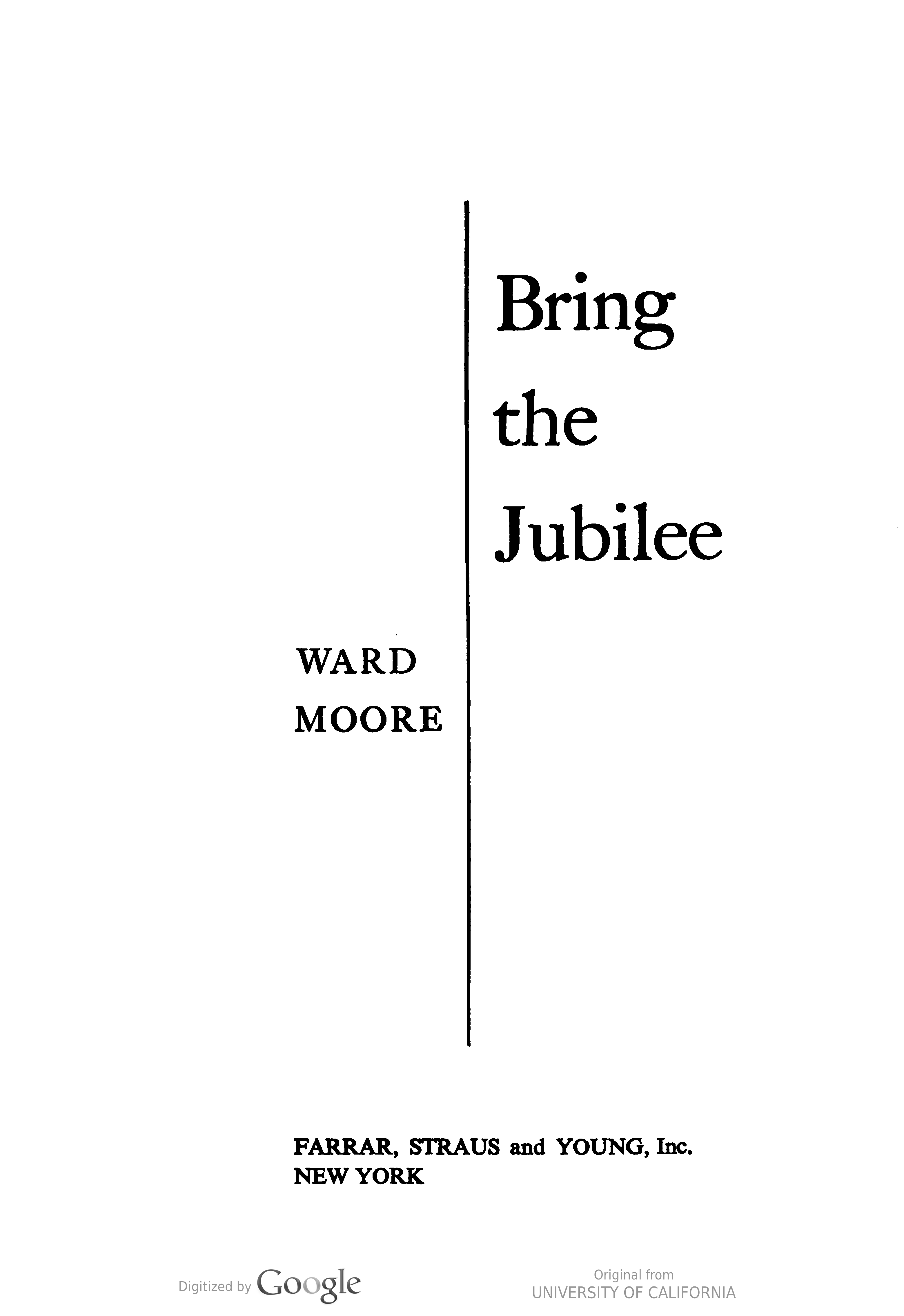 Bring The Jubilee