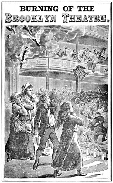 Burning of the Brooklyn Theatre