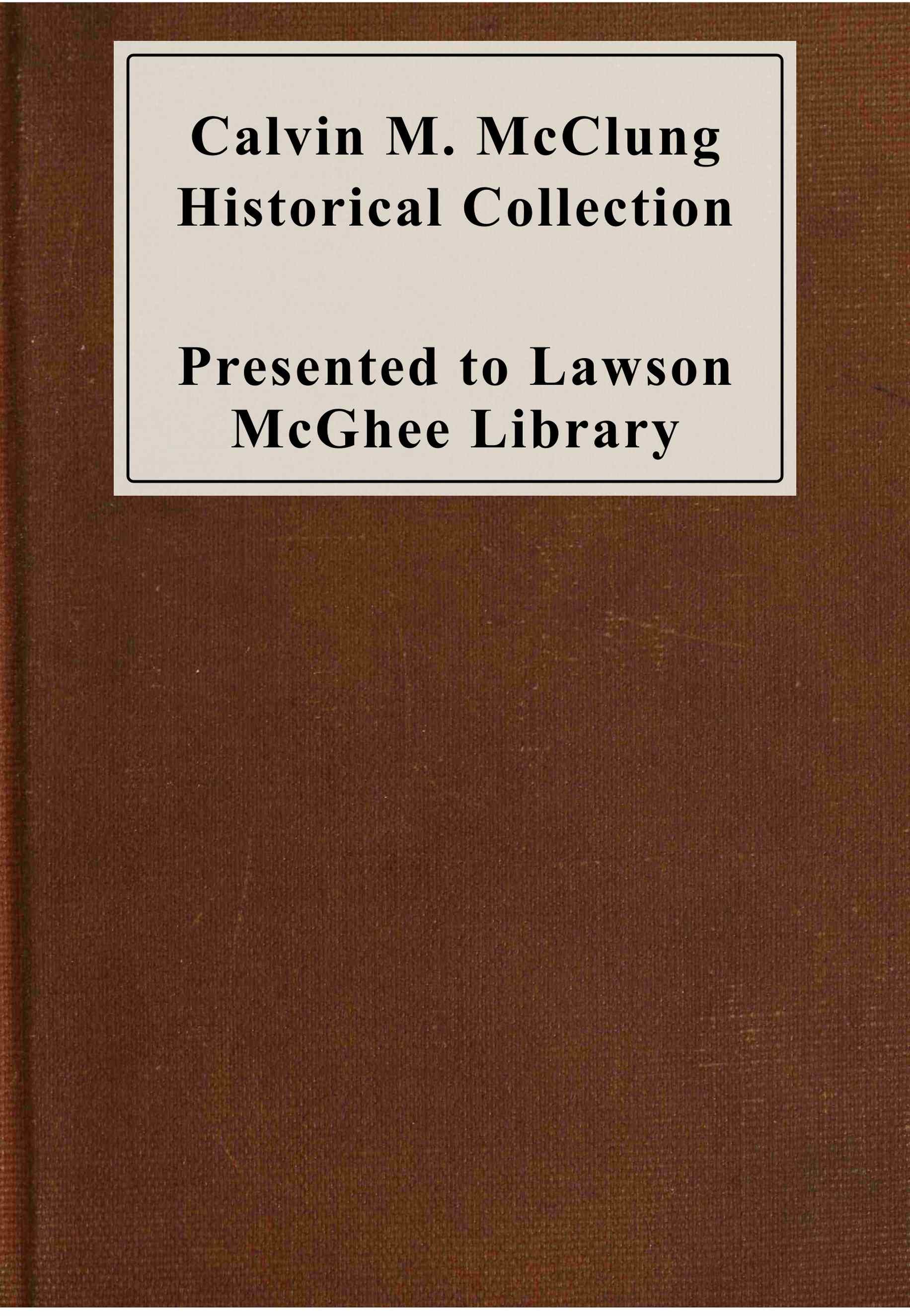 Calvin M. McClung Historical Collection