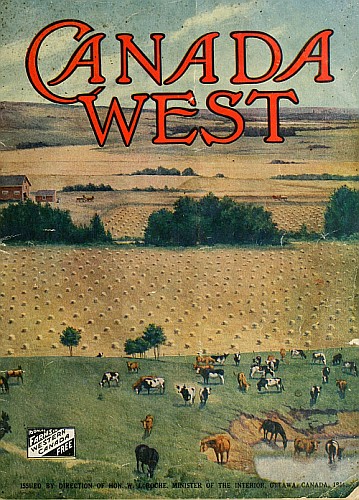 Canada West 1914, by Canada Dept. of the Interior.