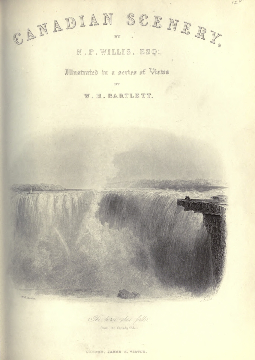 Canadian Scenery Vol. II of II by N. P. Willis (Nathaniel Parker)