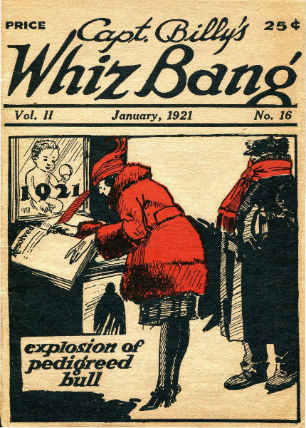 Captain Billy’s Whiz Bang, Vol. 2. No. 16, January, 1921
