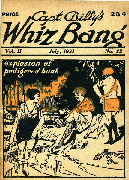 Captain Billy’s Whiz Bang, Vol. 2. No. 22, July, 1921